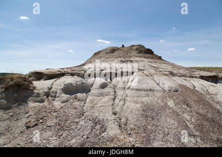 Midland Provincial Park in der Nähe von Drumheller, in Alberta, Kanada. Der Park hat eine Self-guided Trail für die Erkundung der Landschaft der Badlands. Stockfoto