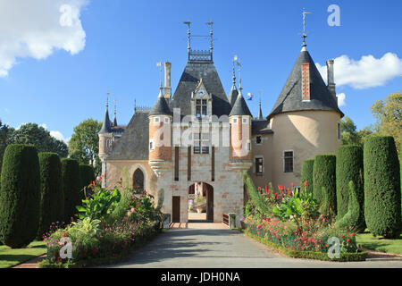 Cher (18), Saint-Florent-Sur-Cher, le Château Actuellement la Mairie, Frankreich, le Pavillon d'Entrée / / Frankreich, Cher, Saint Florent Sur Cher, die Entran Stockfoto