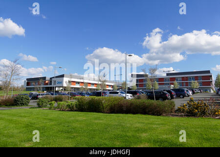 Norden Mayenne Health Center, Krankenhaus in Mayenne Stadt (Land der Loire, Frankreich). Stockfoto