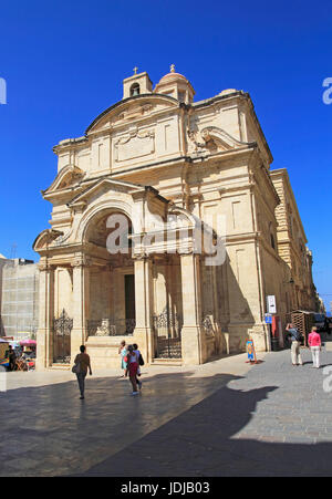 Kirche von Str. Catherine von Alexandria, der italienischen Kirche, Valletta, Malta Stockfoto