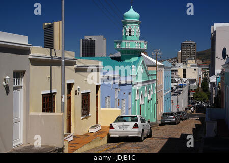 "Südafrika, Afrika, Kapstadt, farbige Häuser; Bo-Kaap ", Suedafrika, Afrika, Kapstadt, Bunte Haeuser; Bo-Kaap, Stockfoto