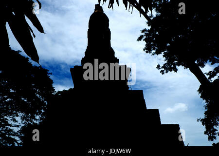 Wat Kalothai Historical Park in Kamphaeng Phet, Thailand (ein Teil des UNESCO-World Heritage Site historische Stadt von Sukhothai und historischen Zusammenhang Stockfoto