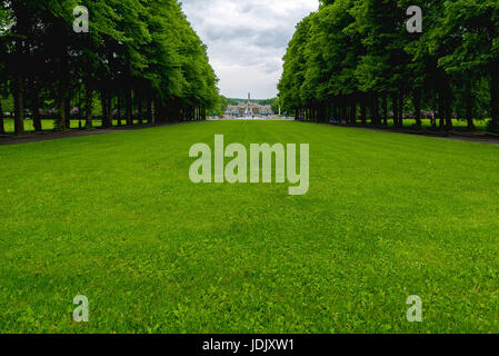 Der Vigeland-Park ist der weltweit größte Skulpturenpark von einem einzigen Künstler gemacht und ist eine der beliebtesten Touristenattraktionen Norwegens. Stockfoto