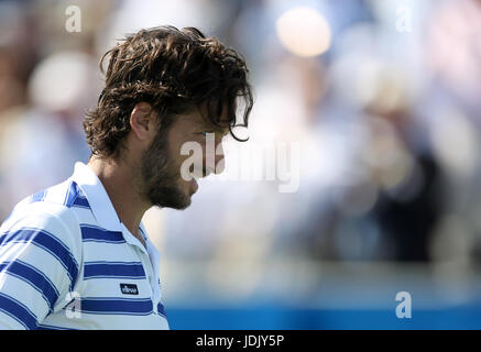 Spaniens Feliciano Lopez nach einem Sieg über der Schweiz Stan Wawrinka tagsüber zwei 2017 AEGON Championships im Queen Club, London. PRESSEVERBAND Foto. Bild Datum: Dienstag, 20. Juni 2017. PA-Geschichte-TENNIS-Queens zu sehen. Bildnachweis sollte lauten: Steven Paston/PA Wire. Einschränkungen: Editorial Gebrauch, nicht für kommerzielle Zwecke ohne vorherige Genehmigung Stockfoto