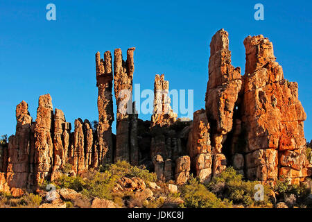 Rock-Formationen - Afrika - Berg Ceder, Felsformationen - Afrika - Cederberge Stockfoto