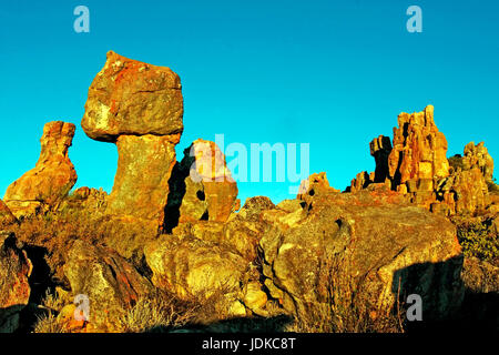 Rock-Formationen - Afrika - Berg Ceder, Felsformationen - Afrika - Cederberge Stockfoto