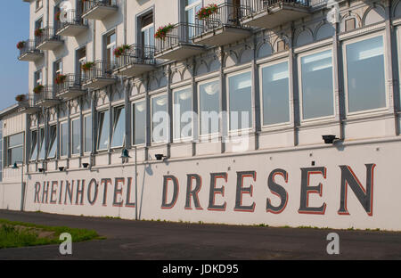 Europa, Deutschland, Nordrhein-Westfalen, Bonn, Bad Godesberg, Rhein Hotel Dreesen, Beispiel für die Hotel-Konstruktionen auf dem Rhein von 1894, Europ Stockfoto