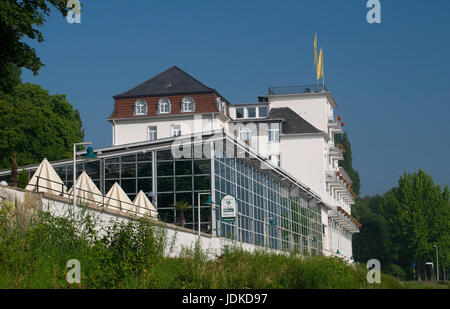 Europa, Deutschland, Nordrhein-Westfalen, Bonn, Bad Godesberg, Rhein Hotel Dreesen, Beispiel für die Hotel-Konstruktionen auf dem Rhein von 1894, Europ Stockfoto