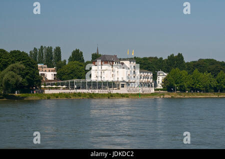 Europa, Deutschland, Nordrhein-Westfalen, Bonn, Bad Godesberg, Rhein Hotel Dreesen, Beispiel für die Hotel-Konstruktionen auf dem Rhein von 1894, Europ Stockfoto