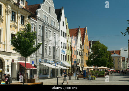 Europa, Deutschland, Bayern, Ingolstadt, Theresienstrasse, Europa, Deutschland, Bayern, Theresienstraße Stockfoto