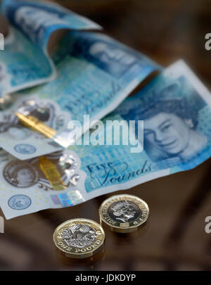 Neues Geld Stockfoto
