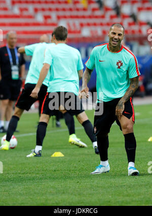 Moskau, Russland. 20. Juni 2017. RICARDO QUARESMA in Portugal während des Trainings für das Russland-Portugal-Spiel für die zweite Runde des 2017 Confederations Cup am Dienstag (20), Spartak-Stadion (Otkrytie Arena) in Moskau abgehaltenen gültig. Credit: Foto Arena LTDA/Alamy Live-Nachrichten Stockfoto