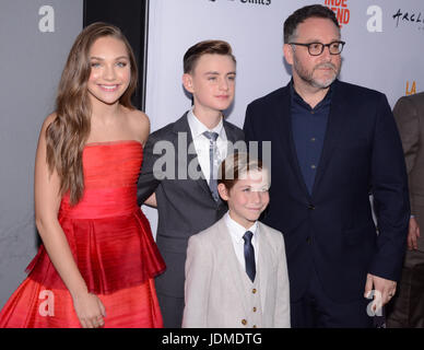 Maddie Ziegler, Jakob Tremblay, Jaeden Lieberher Colin Trevorrow besuchen Opening Night premiere Focus Features'' Das Buch Henry' während 2017 Los Angeles Film Festival Arclight Kinos Culver City Culver City, Kalifornien Juni 14,2017. Stockfoto