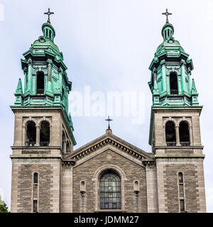 Montreal, Kanada - 26. Mai 2017: Universale Kirche Sainte Catherine ulica in Sainte Marie Nachbarschaft in Stadt in der Region Quebec Stockfoto