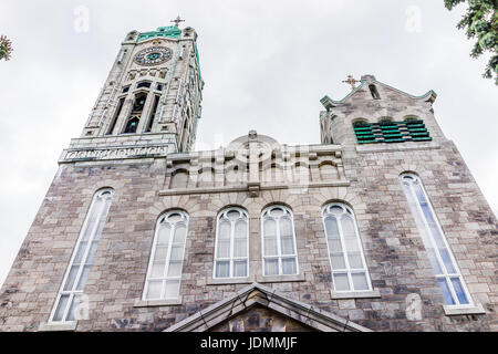 Montreal, Kanada - 27. Mai 2017: St Denis Kirche auf der Straße im Stadtteil Plateau in Region Quebec Stockfoto