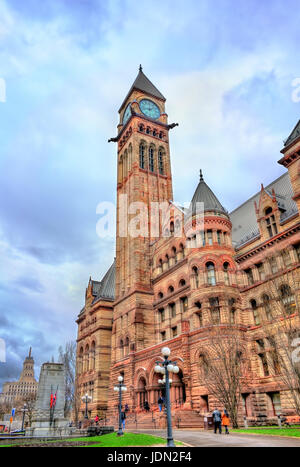 Das alte Rathaus, ein romanischer bürgerlichen Bau und Gerichtsgebäude in Toronto, Kanada Stockfoto