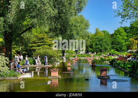 Park planen un Blomen in Hamburg, Deutschland, Europa, Park Planten un Blomen in Hamburg, Deutschland, Europa Stockfoto