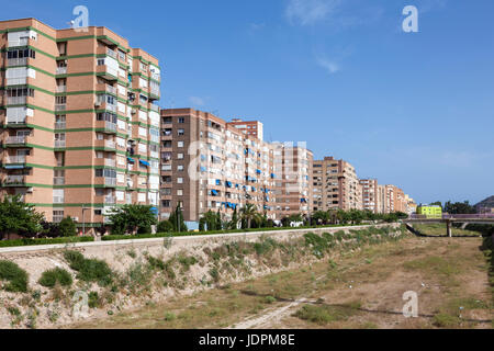 Wohngebäude in der Stadt von Cartagena, Region Murcia, Spanien Stockfoto