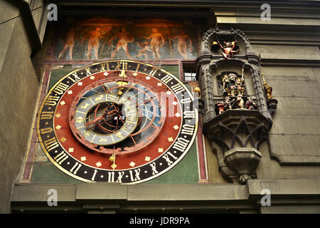 Der bekannte Zytglogge-Uhr In Bern-Schweiz Stockfoto