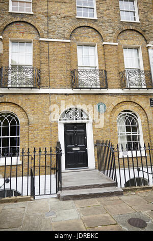 Bilder von Canonbury Square, N1, London Borough of Islington. Dokumentarische redaktionelle Inhalte zeigt die Straßen als Schuss im Jahr 2016. Stockfoto