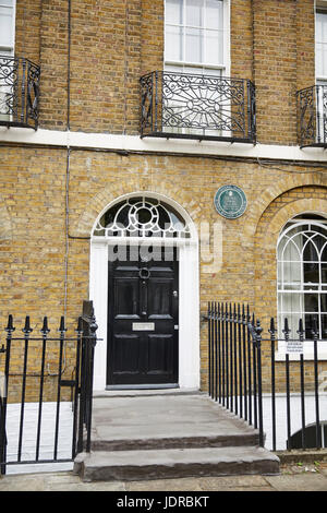 Bilder von Canonbury Square, N1, London Borough of Islington. Dokumentarische redaktionelle Inhalte zeigt die Straßen als Schuss im Jahr 2016. Stockfoto