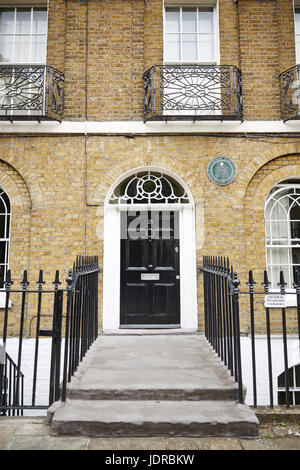 Bilder von Canonbury Square, N1, London Borough of Islington. Dokumentarische redaktionelle Inhalte zeigt die Straßen als Schuss im Jahr 2016. Stockfoto