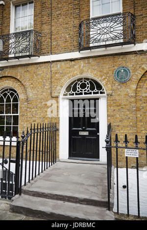 Bilder von Canonbury Square, N1, London Borough of Islington. Dokumentarische redaktionelle Inhalte zeigt die Straßen als Schuss im Jahr 2016. Stockfoto