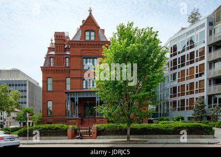 James G Blaine Mansion, 2000 Massachusetts Avenue NW, Washington DC Stockfoto