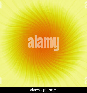 Orange gelb leuchtenden Sommer Sunburst, Abstract sonnigen Hintergrund Stockfoto