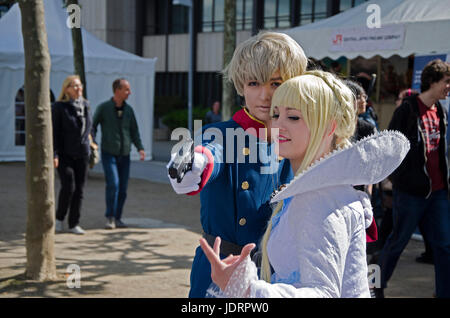 Manga und Coldplay am Japan-Tag in Düsseldorf Stockfoto