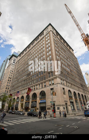 Das Textile Bauen 5th Avenue New York City USA Stockfoto