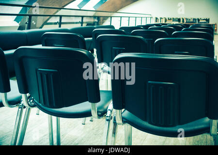 Konferenzen-Halle bereit für seminar Stockfoto