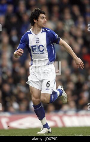 LIAM RIDGEWELL BIRMINGHAM CITY FC ST ANDREWS BIRMINGHAM ENGLAND 23. Februar 2008 Stockfoto