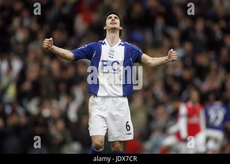 LIAM RIDGEWELL BIRMINGHAM CITY FC ST ANDREWS BIRMINGHAM ENGLAND 23. Februar 2008 Stockfoto