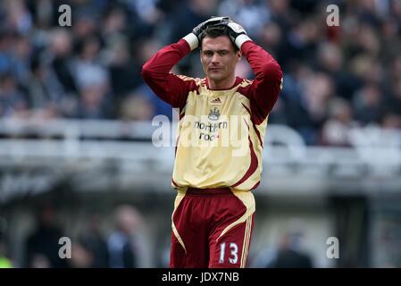 STEVE HARPER NEWCASTLE UNITED FC ST. JAMES PARK NEWCASTLE ENGLAND 1. März 2008 Stockfoto