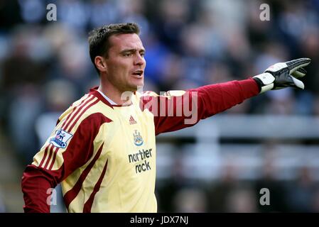 STEVE HARPER NEWCASTLE UNITED FC ST. JAMES PARK NEWCASTLE ENGLAND 1. März 2008 Stockfoto