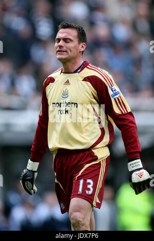 STEVE HARPER NEWCASTLE UNITED FC ST. JAMES PARK NEWCASTLE ENGLAND 1. März 2008 Stockfoto