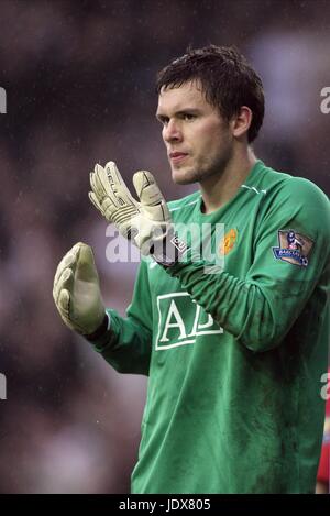 BEN FOSTER DERBY COUNTY V MANCHESTER UTD PRIDE PARK DERBY ENGLAND 15. März 2008 Stockfoto