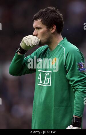 BEN FOSTER MANCHESTER UNITED FC PRIDE PARK DERBY ENGLAND 15. März 2008 Stockfoto