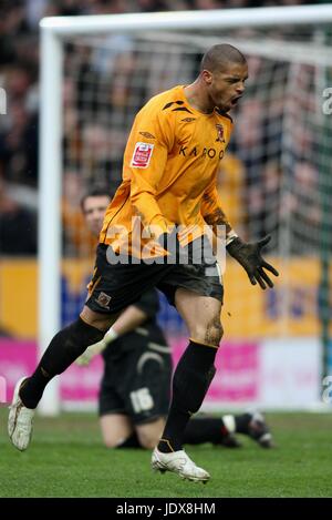 CALEB FOLAN HULL CITY FC KC STADIUM HULL ENGLAND 29. März 2008 Stockfoto