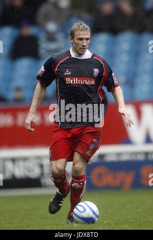 LIAM LAWRENCE STOKE CITY FC HILLSBOROUGH SHEFFIELD ENGLAND 29. März 2008 Stockfoto