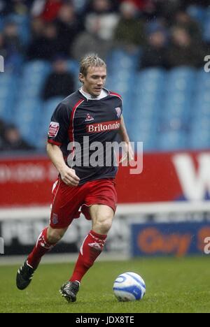 LIAM LAWRENCE STOKE CITY FC HILLSBOROUGH SHEFFIELD ENGLAND 29. März 2008 Stockfoto