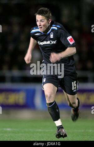 CHRIS COHEN NOTTINGHAM FOREST FC SIXFIELDS NORTHAMPTON GREAT BRITAIN 21. März 2008 Stockfoto