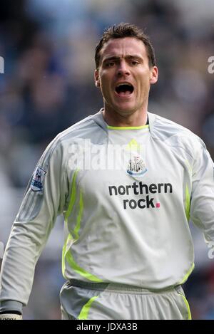 STEVE HARPER NEWCASTLE UNITED FC ST. JAMES PARK NEWCASTLE ENGLAND 22. März 2008 Stockfoto