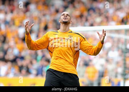 CALEB FOLAN HULL CITY FC K.C.STADIUM HULL ENGLAND 26. April 2008 Stockfoto