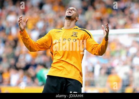 CALEB FOLAN HULL CITY FC K.C.STADIUM HULL ENGLAND 26. April 2008 Stockfoto