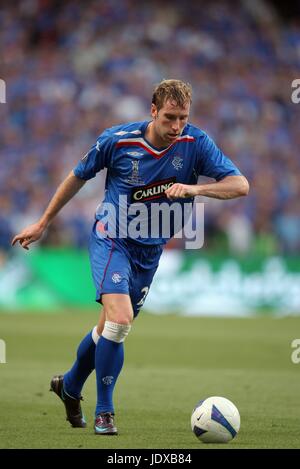 KIRK BROADFOOT GLASGOW RANGERS FC CITY OF MANCHESTER STADIUM MANCHESTER ENGLAND 14. Mai 2008 Stockfoto