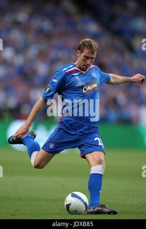 KIRK BROADFOOT GLASGOW RANGERS FC CITY OF MANCHESTER STADIUM MANCHESTER ENGLAND 14. Mai 2008 Stockfoto