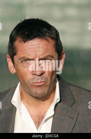 PHIL BROWN HULL CITY FC MANAGER SALTERGATE CHESTERFIELD ENGLAND 22. Juli 2008 Stockfoto