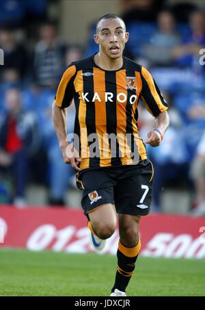 CRAIG FAGAN HULL CITY FC SALTERGATE CHESTERFIELD ENGLAND 22. Juli 2008 Stockfoto